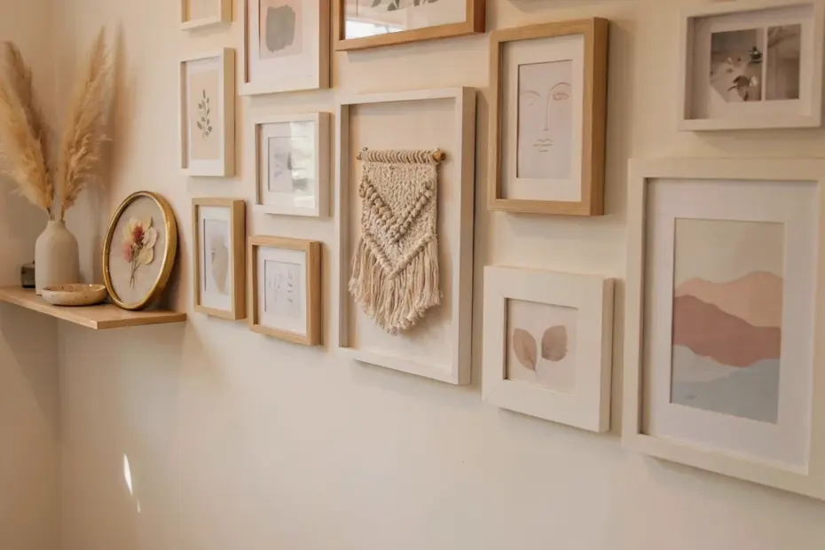 DIY Gallery Wall Layout | Perfect Spacing for Small Spaces | Art Arrangement Guide