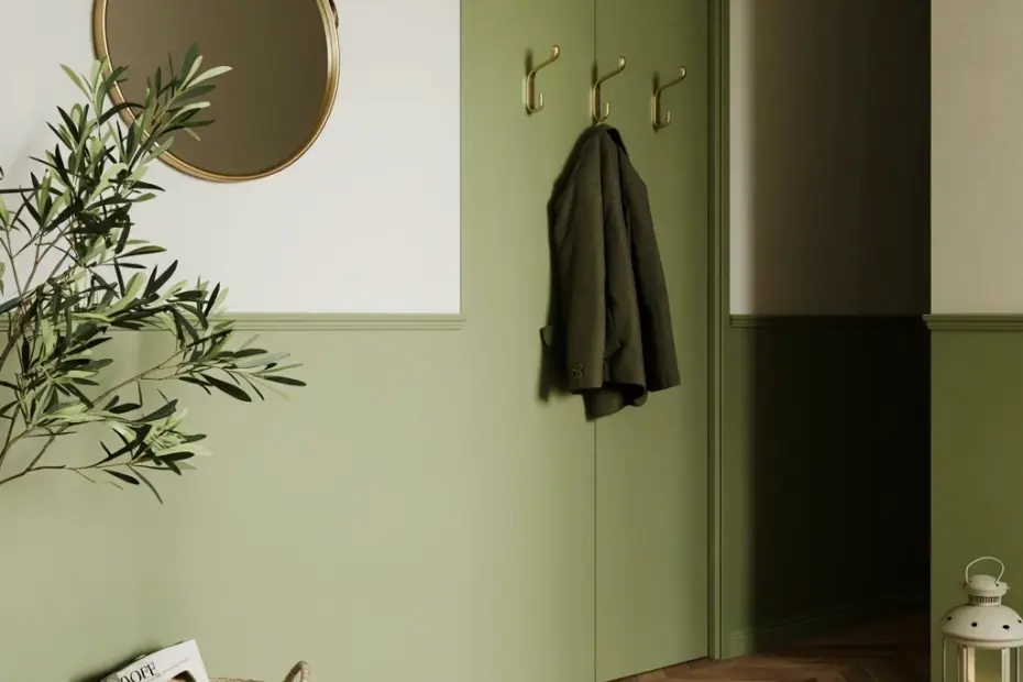 Cozy gallery wall ideas DIY: pressed flower frames and line drawings for a warm living room