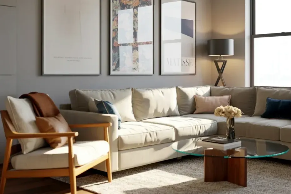 Framed Print Wall Decor Ideas from a Costume Designer's Childhood Flat Makeover
