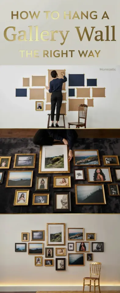 DIY Gallery Wall: Quick Layout, No Extra Nail Holes