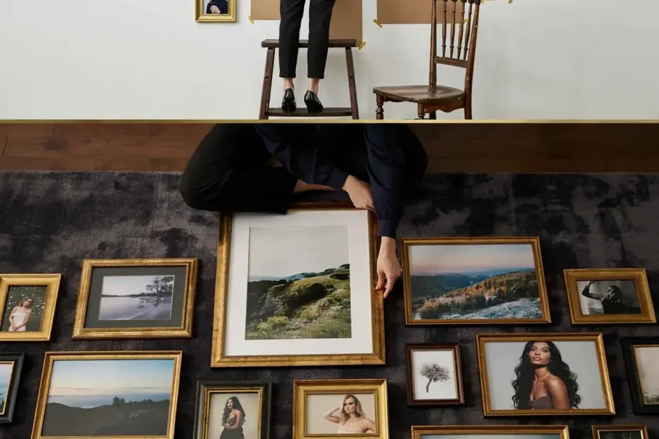 DIY Gallery Wall: Quick Layout, No Extra Nail Holes