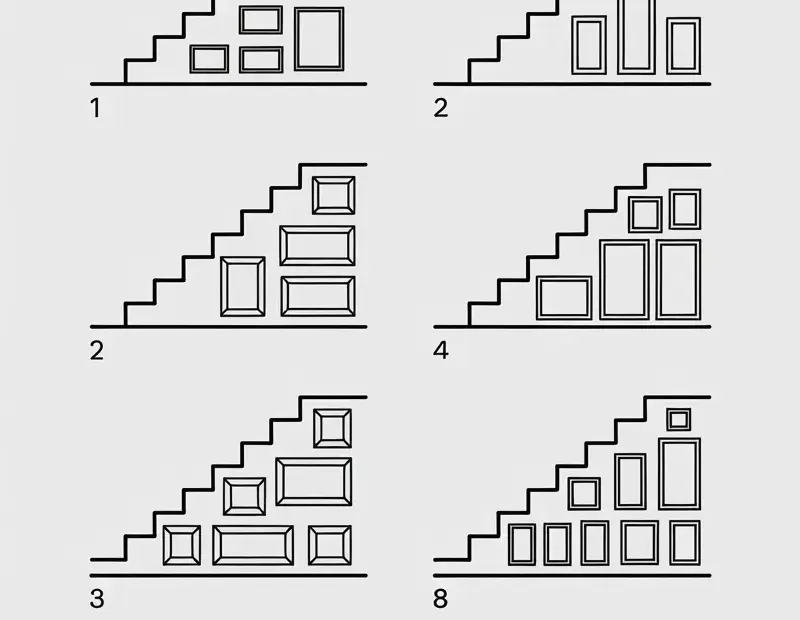 Staircase Gallery Wall Ideas for Winter: 8 Cozy Layouts